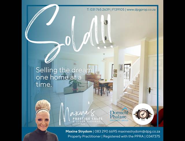 3 BEDROOM GATED ESTATE SOLD IN CLIFTON HILL ESTATE